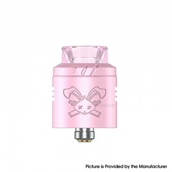 [Ships from Bonded Warehouse] Authentic Hellvape Dead Rabbit Solo RDA Rebuildable Dripping Atomizer - Sakura Pink, 22mm, BF Pin
