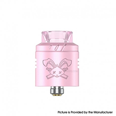 [Ships from Bonded Warehouse] Authentic Hellvape Dead Rabbit Solo RDA Rebuildable Dripping Atomizer - Sakura Pink, 22mm, BF Pin