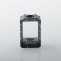 Mission XV Style Space Pod Boro Tank for SXK BB / Billet AIO Box Mod Kit - Black Blue, Aluminum Alloy