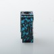 Mission XV Style Space Pod Boro Tank for SXK BB / Billet AIO Box Mod Kit - Black Blue, Aluminum Alloy