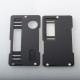 Authentic MK MODS V2 Replacement Front + Back Cover Panel Plate for dotMod dotAIO V2 Pod - Black, Acrylic (2 PCS)