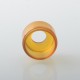 YFTK Crystal Hood Cap Tank Tube for Flash V4.5S+ Style RTA - Brown, PEI