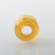 YFTK Crystal Hood Cap Tank Tube for Flash V4.5S+ Style RTA - Brown, PEI