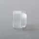 YFTK Crystal Hood Cap Tank Tube for Flash V4.5S+ Style RTA - Translucent, PC