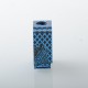 Authentic MK MODS Engraved Boro Tank with Warrior Pattern for SXK BB / Billet AIO Box Mod Kit - Blue, Aluminum Alloy