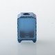 Authentic MK MODS Engraved Boro Tank with Warrior Pattern for SXK BB / Billet AIO Box Mod Kit - Blue, Aluminum Alloy