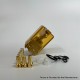 DotMobb Dot Mobb UPT Style RBA Tank for dotMod dotAIO V1 / V2 Pod - Gold, 316SS, 1.0, 1.2, 1.4, 1.5, 1.8, 2.0, 2.5, 3.0, 4.0mm