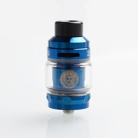 [Ships from Bonded Warehouse] Authentic GeekVape Zeus Sub Ohm Tank Atomizer - Blue, SS + Glass, 2ml / 5ml, 26mm Diameter