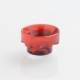 Authentic REEWAPE AS108 Replacement 810 Drip Tip for 528 Goon / Kennedy / Battle / Mad Dog RDA - Red, Resin, 10mm