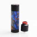 Authentic MECHLYFE Arcless Competition Mechanical Mod + Slatra RDA Kit - Resin Blue, Brass, 1 x 18650 / 20700 / 21700