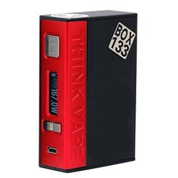 Authentic Think BOX 133 167W DNA 250 TC VW Variable Wattage Box Mod - Red, 1~167W, 2 x 18650, Evolv DNA 250