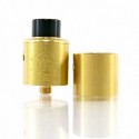 Authentic Grimm Green X Ohm Boy Recoil Performance RDA Rebuildable Dripping Atomizer - Gold, Stainless Steel, 24mm Diameter