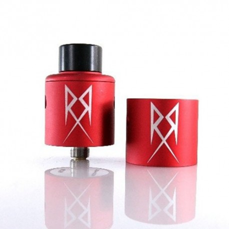 Authentic Grimm Green X Ohm Boy Recoil Performance RDA Rebuildable Dripping Atomizer - Red, Stainless Steel, 24mm Diameter