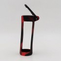 Authentic Iwodevape Protective Case Sleeve w/ Hanging Buckle for 60ml E- Bottle - Black + Red, Silicone