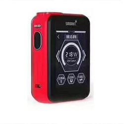 Authentic Smoant Charon TS 218 Touch Screen TC VW Variable Wattage Box Mod - Red, 1~218W, 2 x 18650