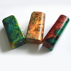 Authentic Yiloong Fog Box 75W 3000mAh TC VW Variable Wattage Box Mod - Random Color, Stabilized Wood, 1~75W, DNA75C Chip