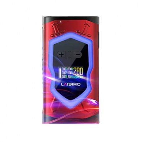 Authentic Laisimo Knight 280W TC VW Variable Wattage Box Mod - Red, 10~280W, 2 x 18650
