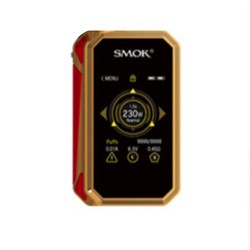 Authentic SMOKTech SMOK G-Priv 2 230W TC VW Variable Wattage Box Mod - Gold Red, Zinc Alloy, 1~230W, 2 x 18650