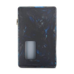 Authentic Vpdam Leon Mechanical Squonk Box Mod - Black + Blue, Resin, 7ml, 1 x 18650 / 20700