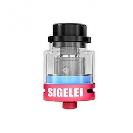 Authentic Sigelei O9 Sub Ohm Tank Atomizer - Red, 0.2 Ohm, 2ml, 24.5mm Diameter