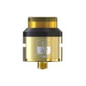 Authentic IJOY COMBO SRDA Rebuildable Dripping Atomizer w/ BF Pin - Gold, Stainless Steel, 25mm Diameter