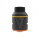 Authentic Desire Mad Dog V2 RDA Rebuildable Dripping Atomizer - Black, Aluminum + Stainless Steel, 25mm Diameter