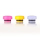 Authentic GAS Mods Replacement 810 Drip Tip Kit for G.R.1 GR1 RDA - White + Pink + Yellow, POM