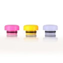 Authentic GAS Mods Replacement 810 Drip Tip Kit for G.R.1 GR1 RDA - White + Pink + Yellow, POM