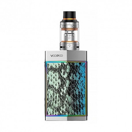 Authentic Voopoo TOO 180W TC VW Variable Wattage Box Mod + Uforce Tank Kit - Turquoise + Silver, 5~180W, 1 / 2 x 18650, 3.5ml