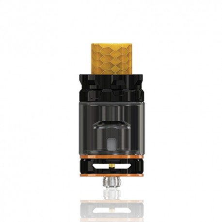 Authentic Wismec GNOME King Sub Ohm Tank Clearomizer - Gloss Black, Stainless Steel, 5.8ml, 26mm Diameter