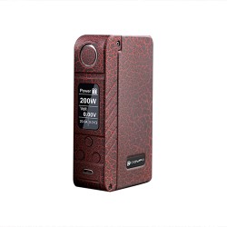 Authentic Dovpo Thunder 200W TC VW Variable Wattage Box Mod - Red, Zinc Alloy, 5~200W, 2 x 18650
