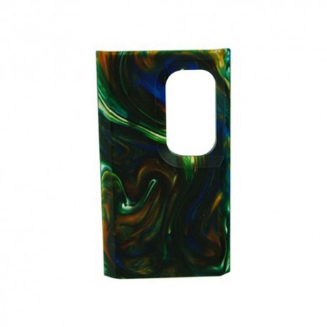 Authentic Wismec Replacement Cover Panel for Luxotic Squonk Box Mod - Swirled Metallic Resin, Resin