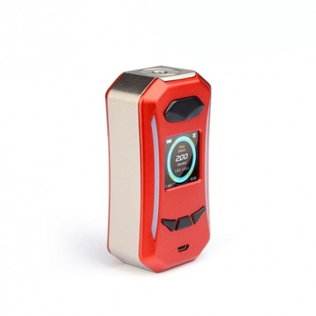 Authentic Pioneer4You IPV Trantor TC VW Variable Wattage Box Mod - Champagne + Red, 5~200W, 2 x 18650
