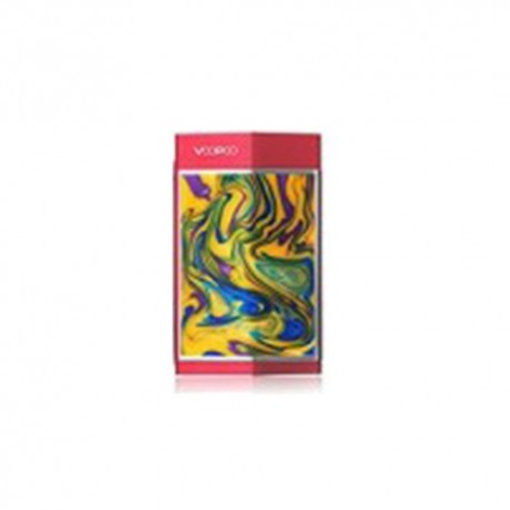 Authentic VOOPOO TOO Resin 180W TC VW Variable Wattage Box Mod - Red Frame + Malachite, 5~80W / 5~180W, 1 / 2 x 18650