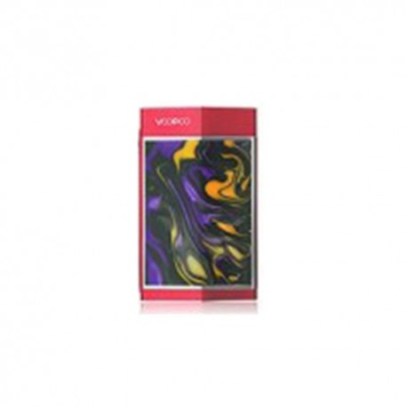 Authentic VOOPOO TOO Resin 180W TC VW Variable Wattage Box Mod - Red Frame + Amber, 5~80W / 5~180W, 1 / 2 x 18650