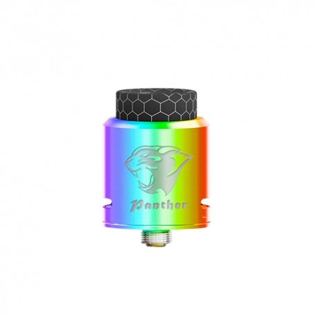 Authentic Ehpro Panther RDA Rebuildable Dripping Atomizer w/ BF Pin - Rainbow, Stainless Steel, 24mm Diameter