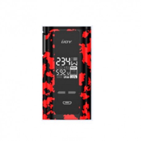 Authentic IJOY Captain PD270 234W TC VW Variable Wattage Box Mod - Red + Black Camouflage, 2 x 18650 / 20700