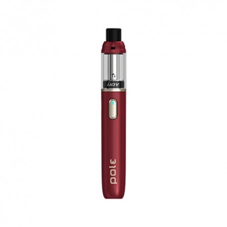 Authentic IJOY Pole 600mAh MTL All-in-One Pod System Starter Kit - Red, Aluminum Alloy