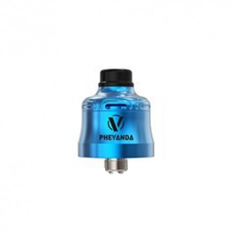 Authentic Phevanda Bell MTL RDA Rebuildable Dripping Atomizer w/ BF Pin - Blue, 316 Stainless Steel, 22mm Diameter