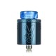 Authentic Famovape Yup RDA Rebuildable Dripping Atomizer w/ BF Pin - Blue, Stainless Steel, 24mm Diameter