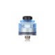 Authentic GAS Mods Nixon S RDA Rebuildable Dripping Atomizer w/ BF Pin - Blue + Silver, PMMA + Stainless Steel, 22mm Diameter