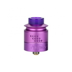 Authentic Timesvape Reverie RDA Rebuildable Dripping Atomizer w/ BF Pin - Purple, Aluminum + Stainless Steel, 24mm Diameter