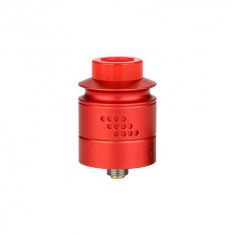 Authentic Timesvape Reverie RDA Rebuildable Dripping Atomizer w/ BF Pin - Red, Aluminum + Stainless Steel, 24mm Diameter