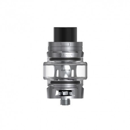 Authentic SMOKTech SMOK TFV8 Baby V2 Sub Ohm Tank Clearomizer - Silver, Stainless Steel, 5ml, 30mm Diameter