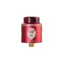Authentic Storm Lion RDA Rebuildable Dripping Atomizer - Red, Stainless Steel, 24mm Diameter
