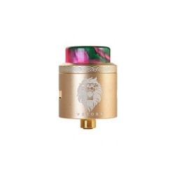 Authentic Storm Lion RDA Rebuildable Dripping Atomizer - Gold, Stainless Steel, 24mm Diameter