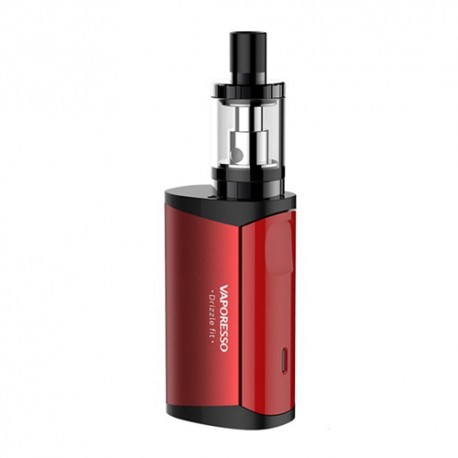 Authentic Vaporesso Drizzle Fit 1400mAh All-in-one Starter Kit - Red, Stainless Steel, 1.8ml