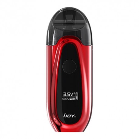 Authentic IJOY IVPC 9W 450mAh All-in-one Pod System Starter Kit - Mirror Red, 2ml, 1.6 Ohm