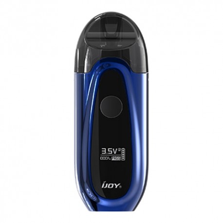 Authentic IJOY IVPC 9W 450mAh All-in-one Pod System Starter Kit - Mirror Blue, 2ml, 1.6 Ohm