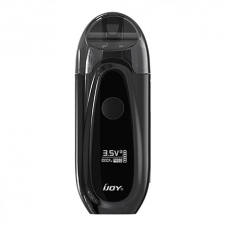 Authentic IJOY IVPC 9W 450mAh All-in-one Pod System Starter Kit - Mirror Black, 2ml, 1.6 Ohm